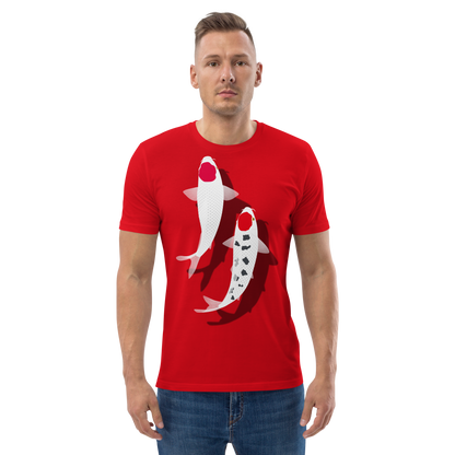 [Sazan] t-shirt tanzen kırmızı beyaz (unisex)