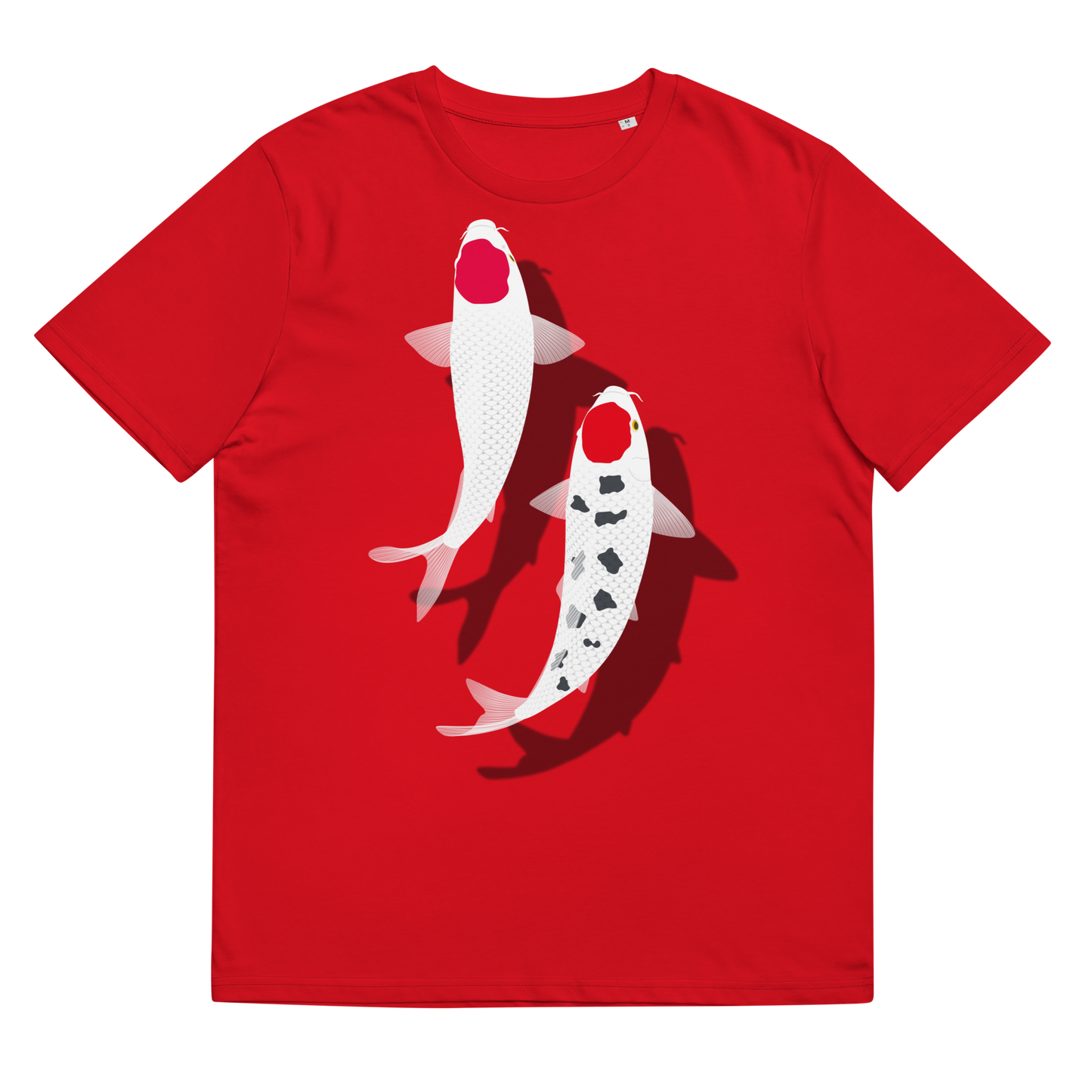[Sazan] t-shirt tanzen kırmızı beyaz (unisex)