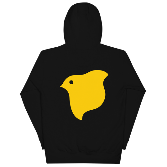[Chidori] hoodie sarı logo (unisex)